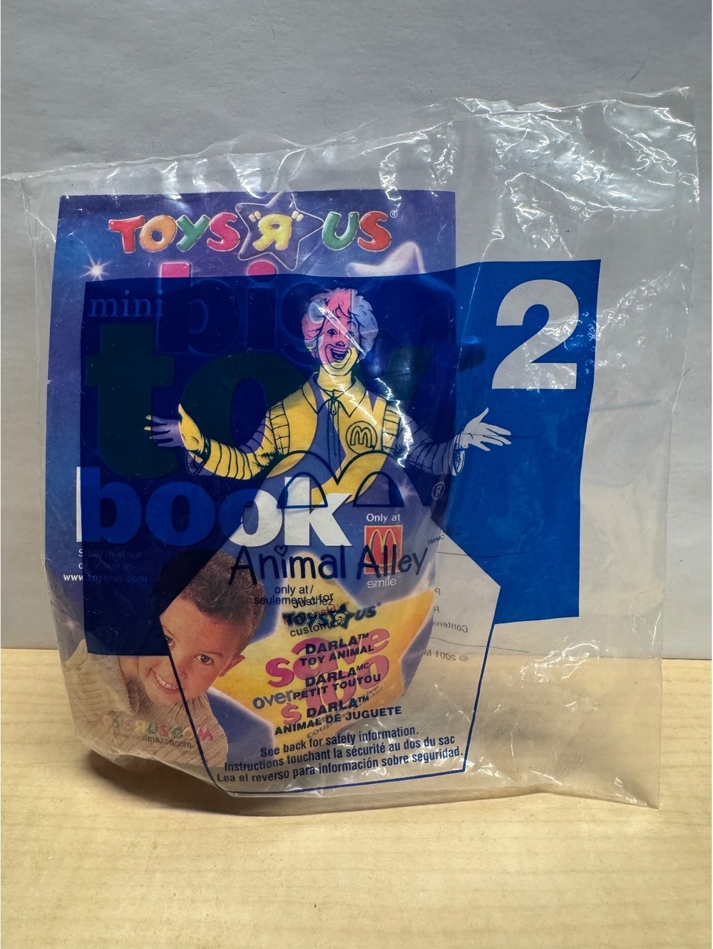 2001 McDonald's Animal Alley Toys R Us Toy #2 Darla NIB